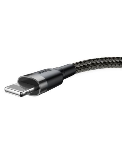 Кабел Baseus - Cafule, USB-A/Lightning, 3 m, черен - 3