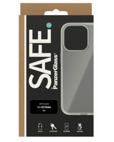 Калъф Safe - Nokia G22, прозрачен - 4