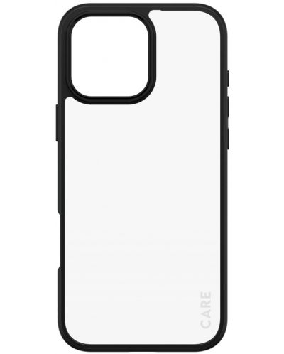 Калъф CARE - Urban Combat Black Frame, iPhone 16 Pro Max, прозрачен - 2