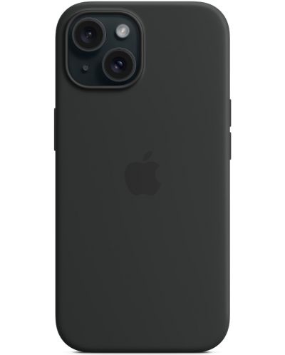 Калъф Apple - Silicone MagSafe, iPhone 15, черен - 7