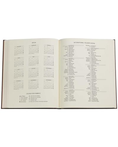 Календар-бележник Paperblanks Bavarian - По дни, 216 листа, 2024 - 6