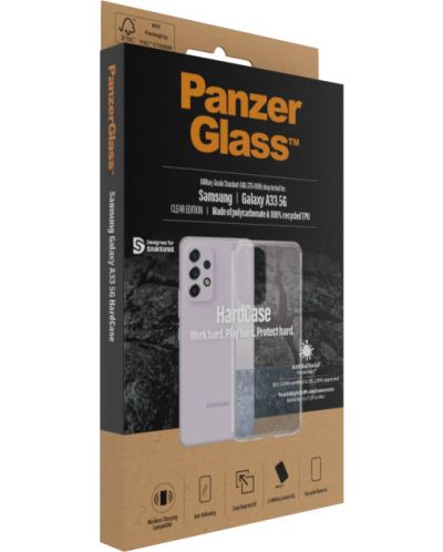 Калъф PanzerGlass - HardCase, Galaxy A33 5G, прозрачен - 7