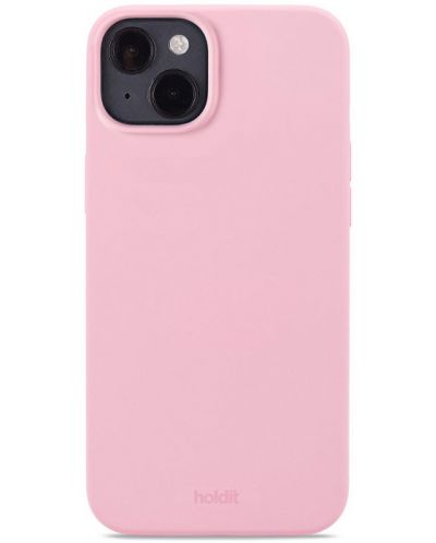 Калъф Holdit - Silicone, iPhone 15 Plus, розов - 1