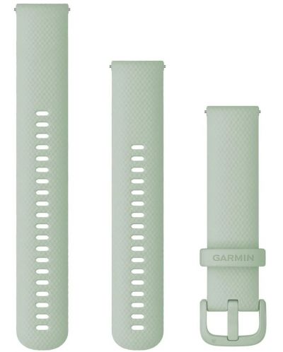 Каишка Garmin - QR Silicone, Venu/vivomove, 20 mm, Cool Mint - 1