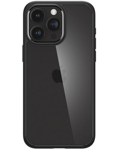 Калъф Spigen - Crystal Hybrid Matte, iPhone 15 Pro Max, черен - 8