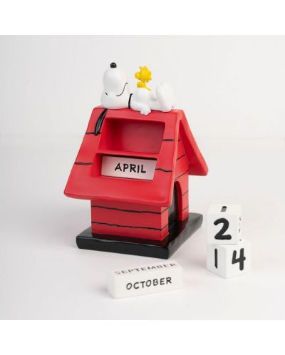 Вечен календар Erik Animation: Peanuts - Snoppy on Doghouse - 6