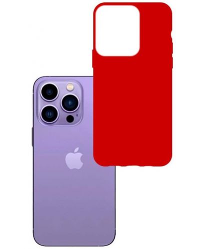 Калъф 3mk - Matt, iPhone 14 Pro Max, Strawberry - 1