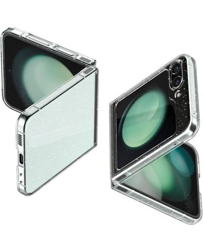 Калъф Spigen - Air Skin Glitter, Galaxy Z Flip5, Crystal Quartz - 1