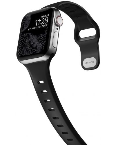 Каишка Nomad - Sport Slim S/M, Apple Watch 1-8/SE, черна - 4