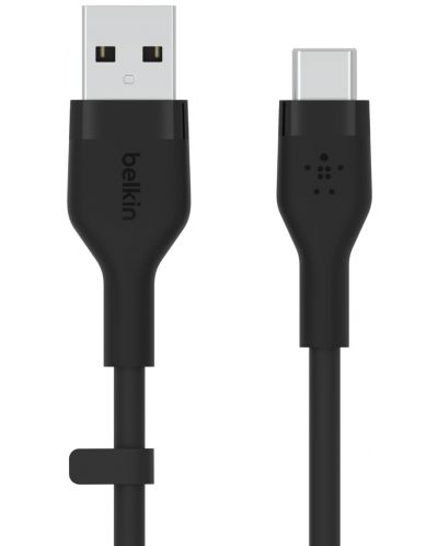 Кабел Belkin - Boost Charge, USB-A/USB-C, 1 m, черен - 2