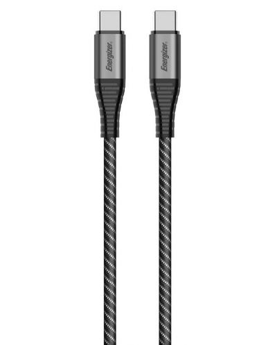 Кабел Energizer - C541CKBK, USB-C/USB-C, 2 m, черен - 2