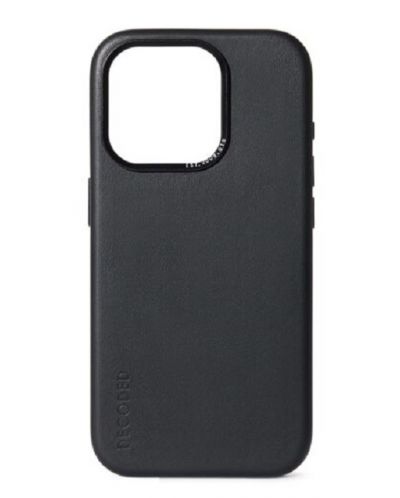 Калъф Decoded - Leather, iPhone 15 Pro, черен - 1