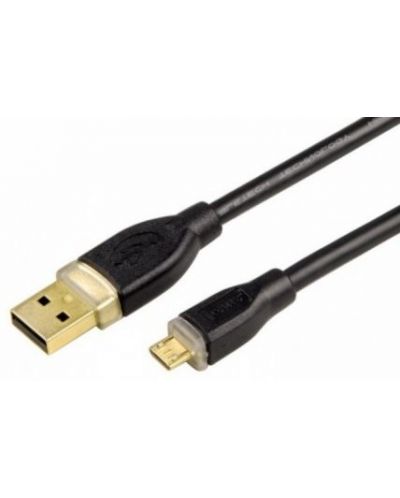 Кабел Hama - 78490, USB-A/Micro USB, 0.75 m, черен - 1