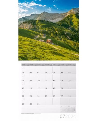 Календар Ackermann - Алпите, 2024 - 7