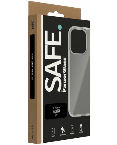 Калъф Safe - Nokia C21, прозрачен - 2