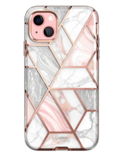 Калъф i-Blason - Cosmo, iPhone 13, Marble Pink - 1