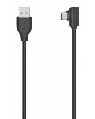 Кабел USB-C -USB-A  2.0, ъгъл 90 °, 480Mbit/s, 0.75 м - 1