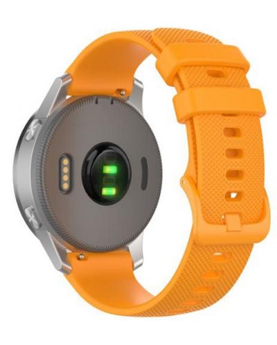 Каишка Techsuit - W006, Galaxy Watch/Huawei Watch, 20 mm, оранжева - 2