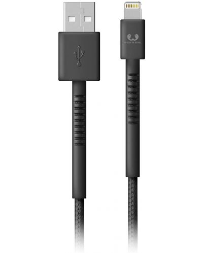 Кабел Fresh N Rebel - USB-A/Lightning, 1.5 m, тъмносив - 1