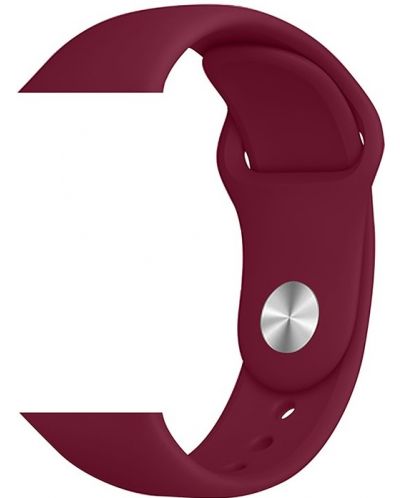 Каишка Trender - Silicone, Apple Watch, 40/41 mm, тъмночервена - 1