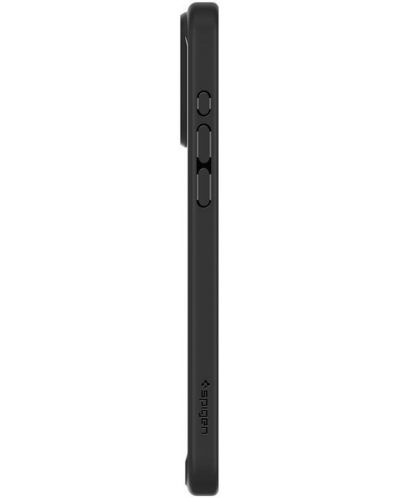 Калъф Spigen - Crystal Hybrid, iPhone 15 Pro, Matte Black - 7