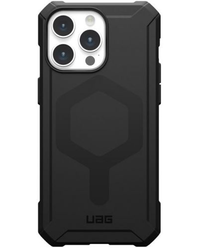 Калъф UAG - Essential Armor, iPhone 15 Pro, черен - 1