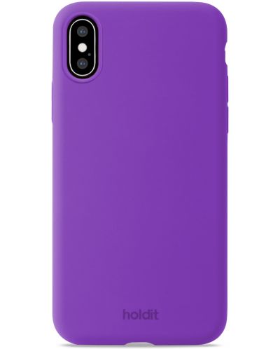Калъф Holdit - Silicone, iPhone X/XS, лилав - 1