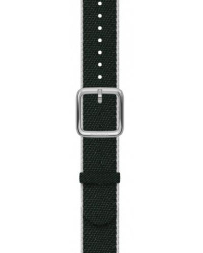 Каишка Withings - Polyethylene, Silver buckle, 18mm, зелена/бяла - 1