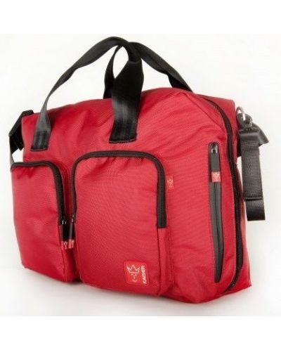 Чанта с отделение за лаптоп Kaiser Worker - Червена - 1