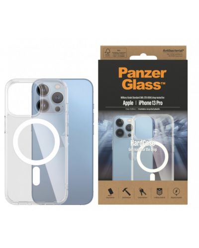 Калъф PanzerGlass - HardCase MagSafe, iPhone 13 Pro, прозрачен - 1