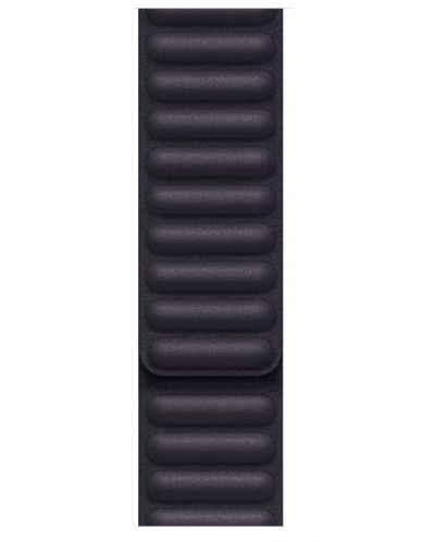 Каишка Apple - Leather S/M, Apple Watch, 41 mm, черна - 1