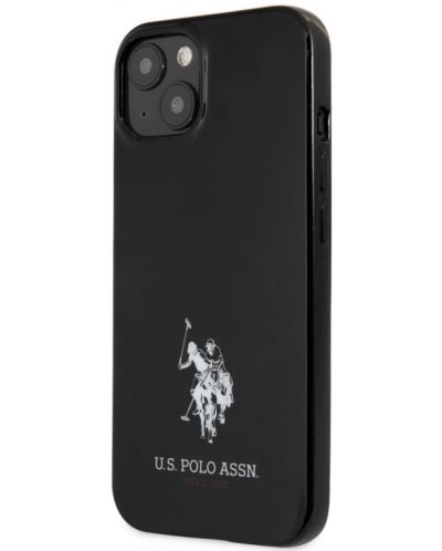 Калъф U.S. Polo - Horses Logo, iPhone 13 Pro, черен - 1