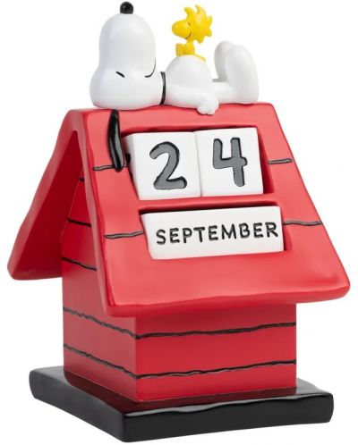 Вечен календар Erik Animation: Peanuts - Snoppy on Doghouse - 1
