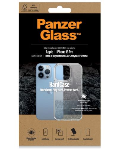 Калъф PanzerGlass - HardCase, iPhone 13 Pro, прозрачен - 2