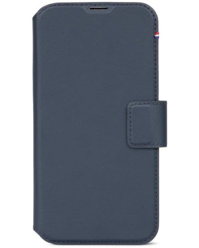 Калъф Decoded - Leather Detachable Wallet MagSafe, iPhone 15, син - 3