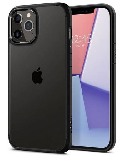 Калъф Spigen - Ultra Hybrid, iPhone 12 Pro Max, черен - 1