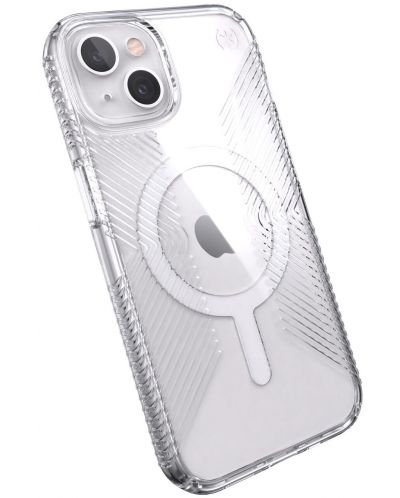 Калъф Speck - Presidio Perfect Clear Grip MagSafe, iPhone 13, прозрачен - 4