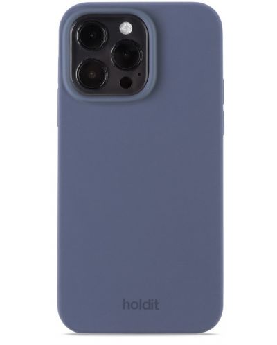 Калъф Holdit - Silicone, iPhone 14 Pro, син - 1