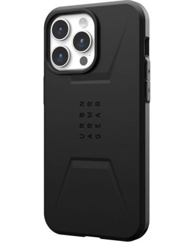 Калъф UAG - Civilian MagSafe, iPhone 15 Pro Max, черен - 6