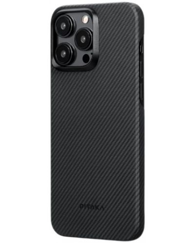 Калъф Pitaka - Fusion MagEZ 4 1500D, iPhone 15 Pro Max, Grey Twill - 2