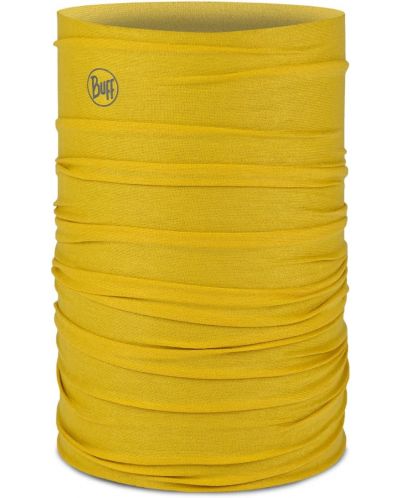 Кърпа за глава BUFF - Coolnet UV Solid Maize, жълта - 1