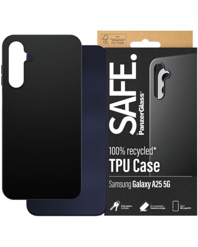 Калъф Safe - TPU, Galaxy A25 5G, черен - 2
