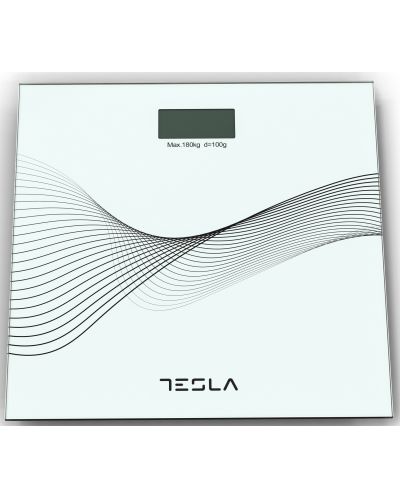 Кантар Tesla - BS-103W, 180 kg, бял - 1
