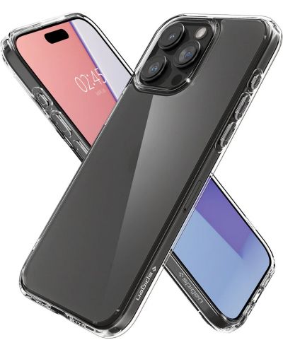 Калъф Spigen - Ultra Hybrid, iPhone 15 Pro Max, Crystal Clear - 5