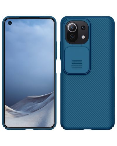 Калъф Nillkin - CamShield, Xiaomi Mi 11 Lite 4G/5G, син - 1