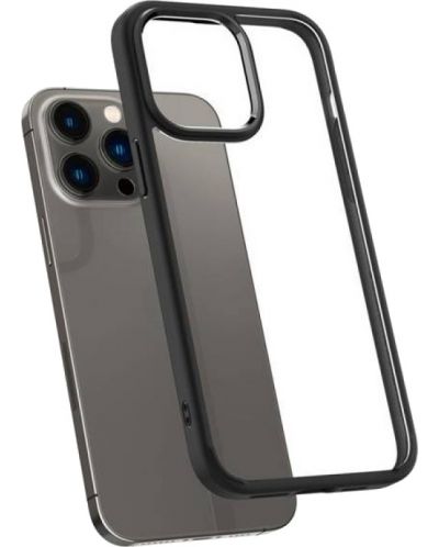 Калъф Spigen - Ultra Hybrid, iPhone 14 Pro, прозрачен/черен - 6