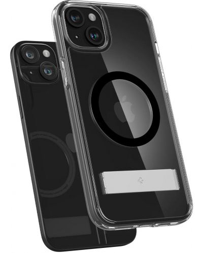 Калъф Spigen - Ultra Hybrid S MagSafe, iPhone 15, черен - 4