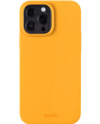 Калъф Holdit - Silicone, iPhone 13 Pro Max, оранжев - 1