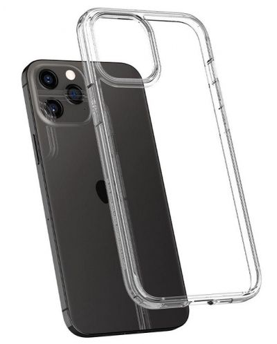 Калъф Spigen - Ultra Hybrid, iPhone 12 Pro Max, прозрачен - 3