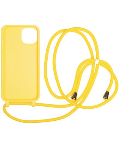 Калъф Mobile Origin - Lanyard, iPhone 14, Yellow - 2